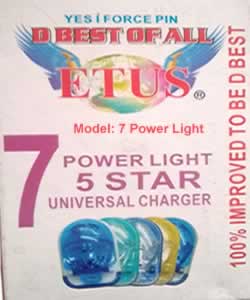 Etus-7 Power Light(5 Star) Desktop Charger